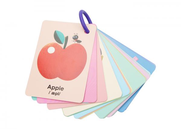 Hardboard Paired Children'S Learning Flash Cards Activity Games For Nursery