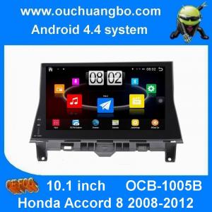 Ouchuangbo android 4.4 Honda Accord 8 2008-2012 1024 * 600 resolution camera input BT 3G Wifi