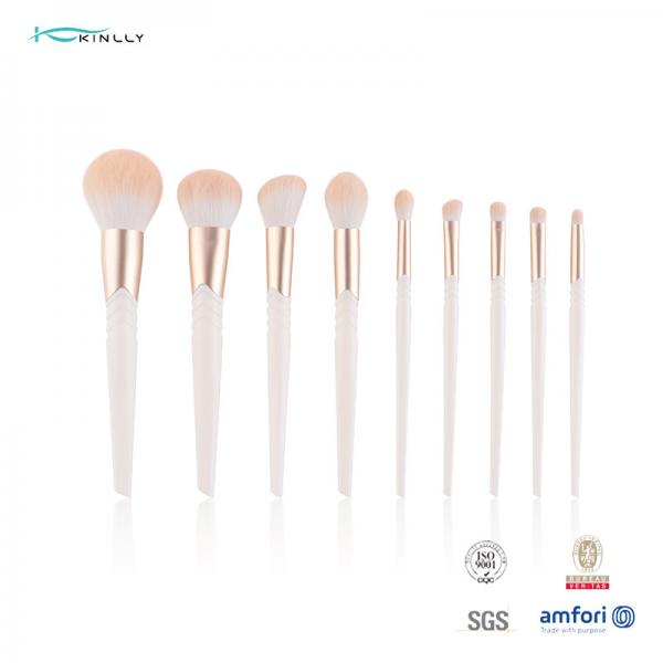 Makeup Brushes Gift Set, 9 Pcs Premium Synthetic Foundation Brushes Blending