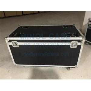 LCD Flight Flat Screen LCD TV Road Case With Wheels