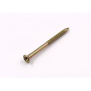 Pozidrive Flat Cap Head Nails Screw Mild Steel Material Used With Plastic Anchors