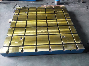China T Slotted 900x600 Cast Iron Welding Table Top For Machine Floor Bed wholesale
