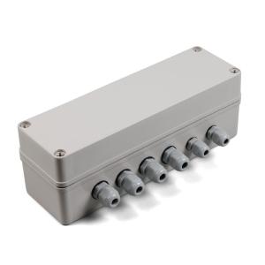 IP65 Waterproof Cable Junction Box 80*250*70mm 6 Ways UK2.5B Din Rail Terminal Blocks Kit