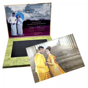 Custom Wedding Video Book Folder Booklet Mailer Postcard Video Album