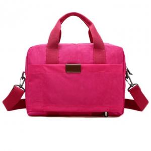China Simple Girl Canvas Red Office Laptop Bags Scratch - Proof And Durable supplier