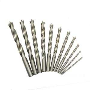 China DIN338 Fully Ground Hss Wood Drill Bits For Woodworking Bright Finished supplier