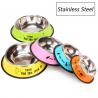 Stainless Steel Pet Bowl Travel Feeding Feeder Water Bowl For Dog Cat Anti-skid