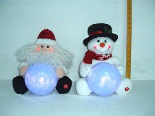 Santa Claus / Snowman Battery Power Musical Educational Toys for Preschoolers