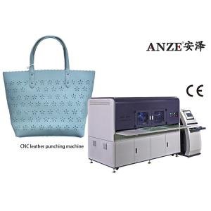 High Speed Leather Processing Equipment  Bag Hole Perforation Stable Condition