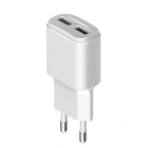 China White  Universal USB AC Adapter 5V 1A / 2.1A / 2.4A Universal USB Charger supplier