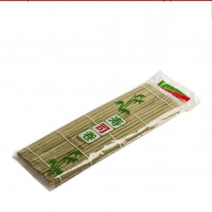 China 27*27cm Green Bamboo Sushi Rolling Mat Japanese Sushi Roller supplier