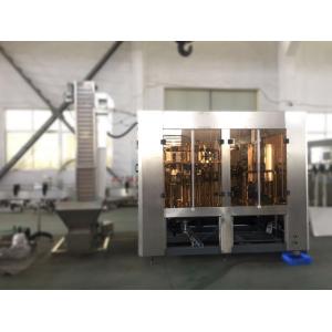 China 380V/ 50Hz Carbonated Drink Filling Machine , Glass Bottle Soda Filling Machine supplier
