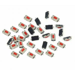 China Mechanical Contact Micro Tactile Switch SMD 3*6*2.5H 1 Pole 1 Throw Red Color supplier