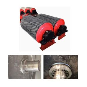 China Ceramic Rubber Lagging Drum Pulley for Mining wholesale