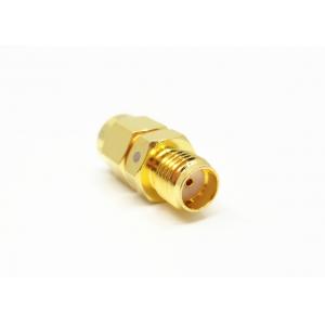 China High Performance Brass Straight SMA Male to SMA Female RF Adapter Max. Freq. 18GHz supplier
