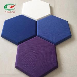 Moistureproof Hexagon Acoustic Panel Design Harmless Sound Dampening