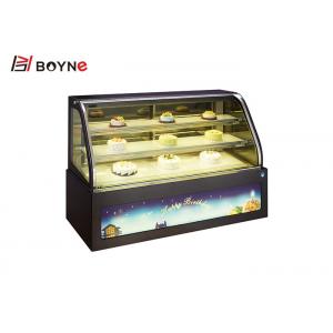 China Upright Bench Top Fan Cooling Commercial Cake Display Fridge For Bakery Shop supplier