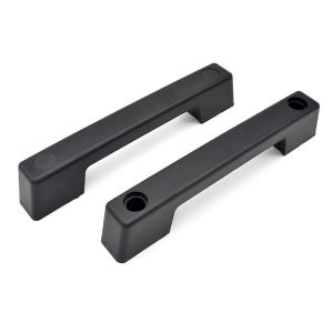 China do punho plástico da tração do preto de 232mm U punho do trânsito do equipamento médico e do trilho supplier
