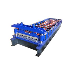 China Rolo trapezoidalmente da folha da telha de telhado que forma o Sidewall 16mm da máquina sob o H-feixe do quadro 300 supplier