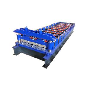 Roof Tile Trapezoidal Sheet Roll Forming Machine Sidewall 16mm Under Frame 300 H-Beam