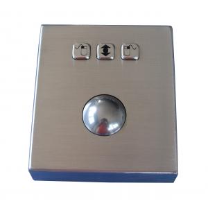 IP65 vandal proof stand alone metal industrial optical trackball pointing device