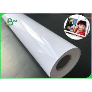 China Dye Ink 160g 180g 200g Waterproof Glossy Inkjet Paper 36 X 50m Photo Paper Roll supplier