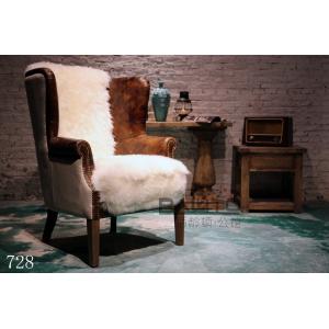antique imitation fur chair sofa furniture,#728