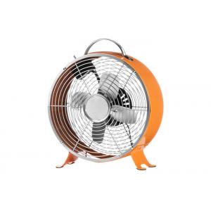 China Portable Switch Control Retro Electric Table Fan , Two Speed 9 Inch Air Circulator Fan supplier