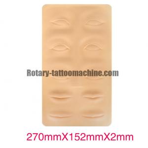 Fake Tattoo Practice Skin Silicone Material Handling Skin Elasticity For Lips / Eyes
