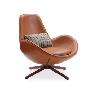 China Northern Europe style new design living room leisure egg chair indoor bedroom cafes iron upholster and iron leg supplier