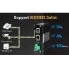 12~48VDC Power Input Industrial Gigabit PoE+ Injector Supports IEEE802.3at Power over Ethernet (PoE+) Power Sourcing Equipment
