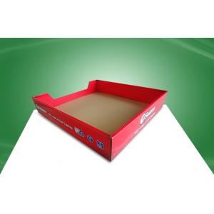 China Custom Cardboard Countertop Tray PDQ Trays for Helicoper / Food / Skincare supplier