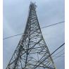 self supporting mobile telecom antenna galvanized steel lattice tower