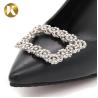Environmentally Friendly Rhinestone Shoe Clips For Bags / Clothes