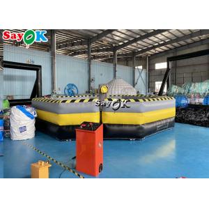 Inflatable Carnival Games 7m Crazy Inflatable Wipeout Game Meltdown Machine For Amusement