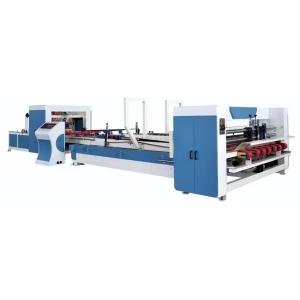 China Super Automatic Carton Box Folder Gluer Folding with Advanced Textiles Gluing Machine supplier