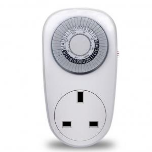 24 Hours Programmable Mechanical Mini UK Plug Timer Switch 230V Energy Saver