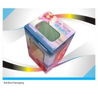 China Fancy Cake Paper Packaging Boxes Recycled With Transparent Window on sale