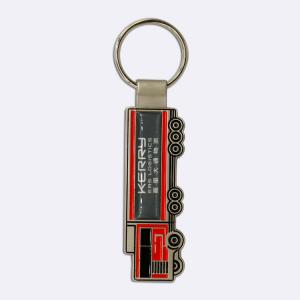 Anti Erosion Customized Metal Keychain  Key Tags Nickel Plated For Car