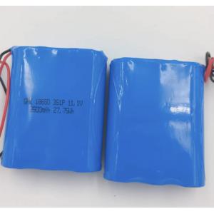 Bloco 11.1V Li Ion Battery Pack 2.5Ah da bateria recarregável do íon 12V do lítio