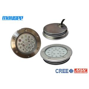 China High Performance Silver White LED Swimming Pool Lights Inground 18W / 54W supplier
