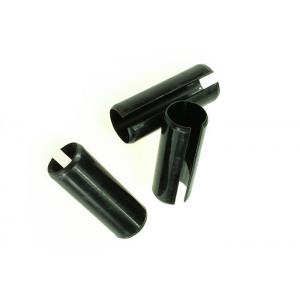 China Zinc Finish Fastener Pins Black Slotted DIN 1481 Stainless Steel Spring Pins 4X25 supplier