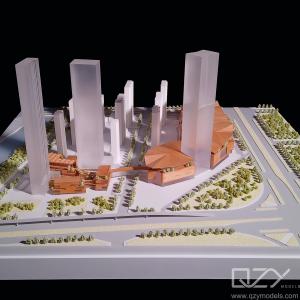 1:1000 Architectural Concept Model Commercial Complex City Scale Model Lightweight