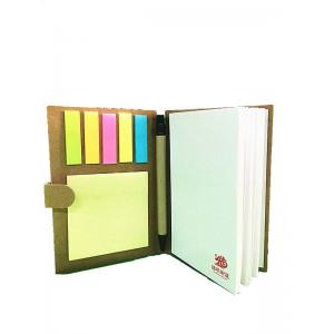 China Promotional Hardcover Art Paper Custom Printed Notebooks With A Pen And Tips supplier