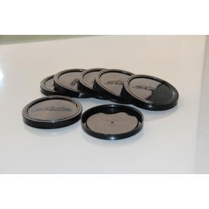 China 211# black round reusable plastic PE lid / cover For paper tin cans supplier