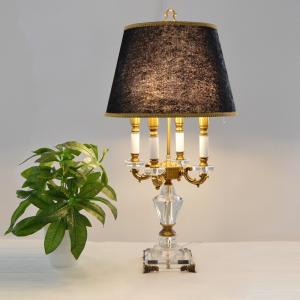China Modern Crystal Lamp lighting bedroom bedside lamp luxury fashion crystal table lamp(WH-MTB-122) supplier