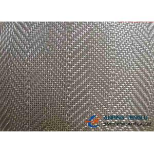 China AISI304 8 To 100 Stainless Steel Woven Wire Mesh Herringbone Weave supplier