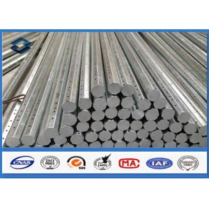 China 69KV 30FT Pólo de aço galvanizado 35FT octogonal para o esforço de rendimento mínimo do Mpa da distribuição 345 supplier