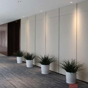 White Wooden Office Wall Dividers Sound Proof Partition Walls