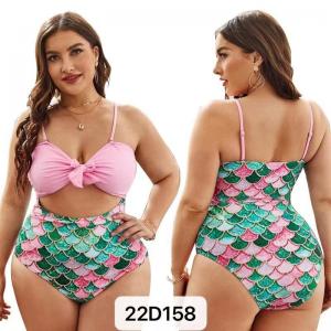 One Piece Large Size Ladies Swimwear Pink Hot Swimsuits For Plus Size Summer
